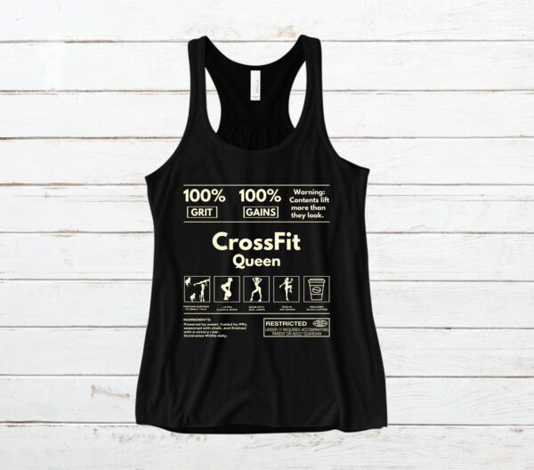 "CrossFit Queen" Tank Tops - The Ultimate WOD Gear - Image 13