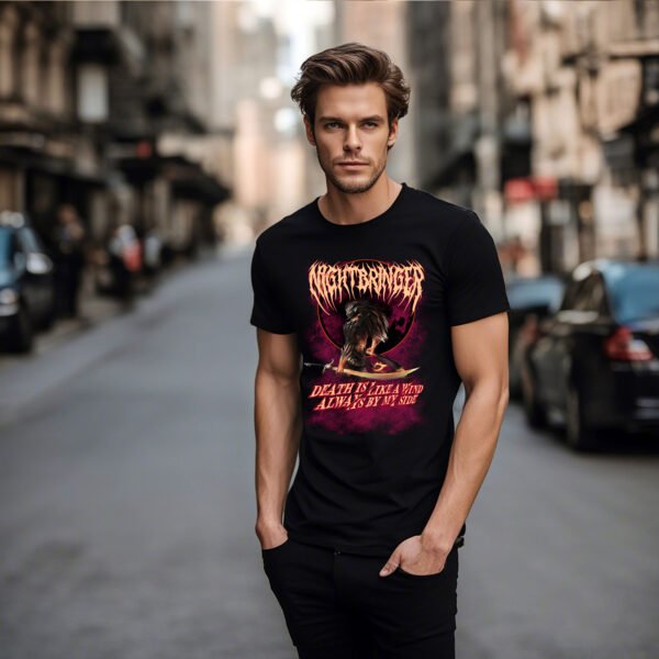 Nightbringer "Death Is A Wind" Graphic Tee | Gaming & Metal Apparel - Image 2
