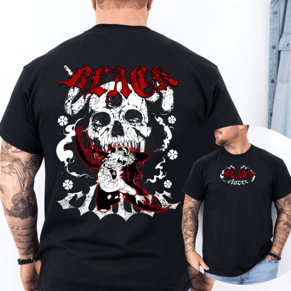 Black Clover "Anti-Magic Devil" Tee | Gothic Anime & Streetwear