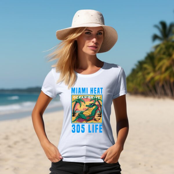 Miami Heat 305 Life – Retro South Beach Vibes T-Shirt