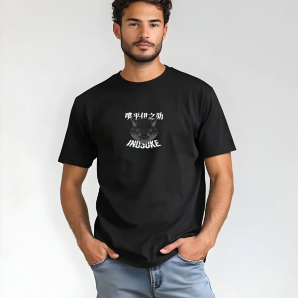 Inosuke Samurai Warrior Graphic Tee – Bold Anime Streetwear - Image 2