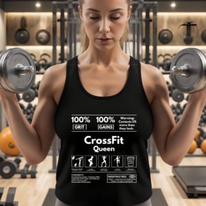 "CrossFit Queen" Tank Tops - The Ultimate WOD Gear