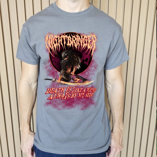 Nightbringer "Death Is A Wind" Graphic Tee | Gaming & Metal Apparel - Image 4