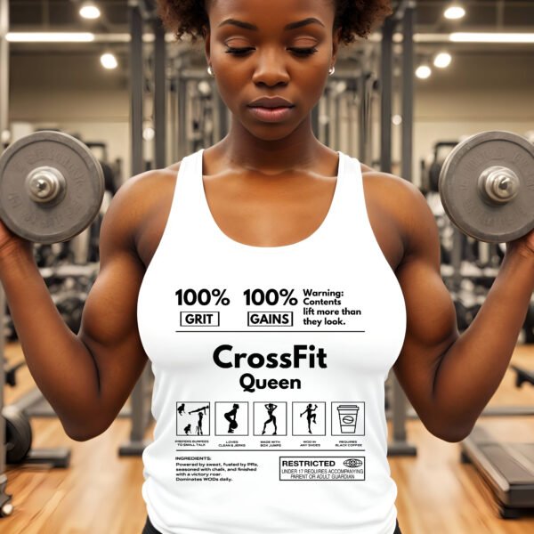 "CrossFit Queen" Tank Tops - The Ultimate WOD Gear - Image 9