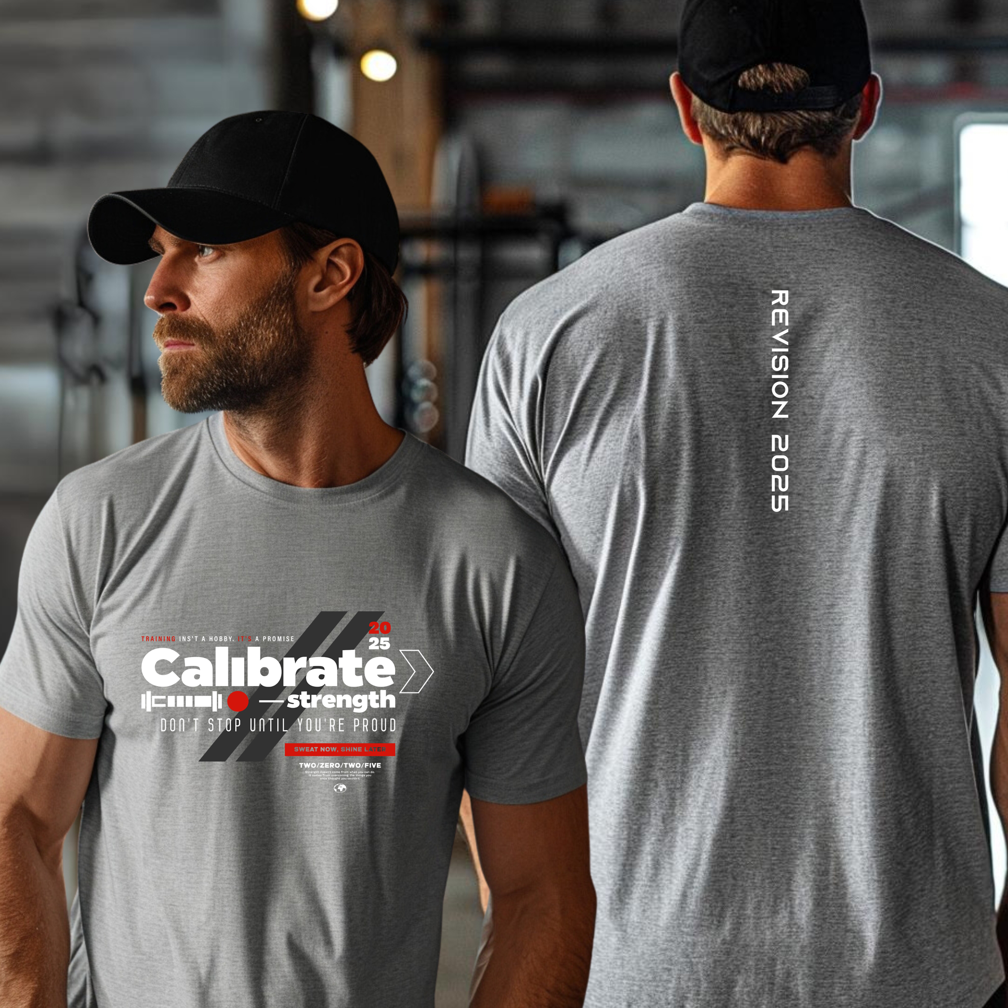 Calibrate Strength" Premium Performance Tee | Bodybuilding & Gym Apparel 5 Calibrate Strength" Premium Performance Tee | Bodybuilding & Gym Apparel - Image 5