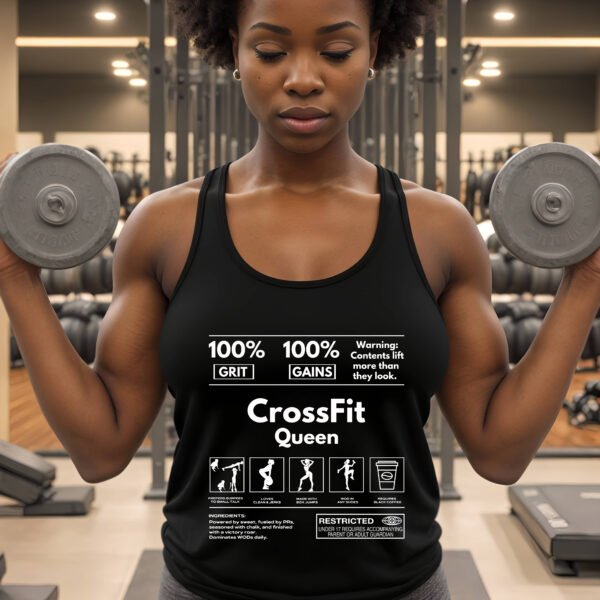 "CrossFit Queen" Tank Tops - The Ultimate WOD Gear - Image 8