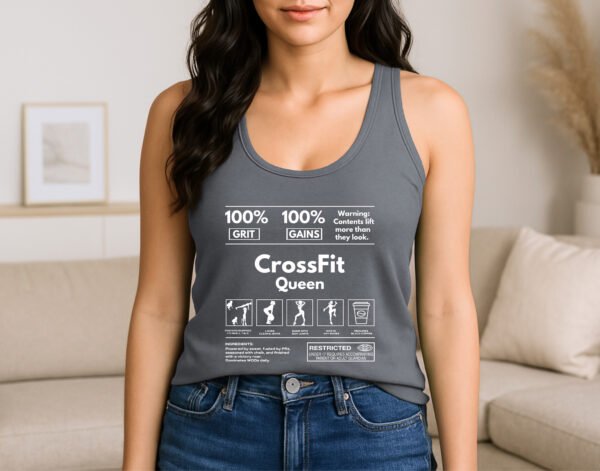"CrossFit Queen" Tank Tops - The Ultimate WOD Gear - Image 7
