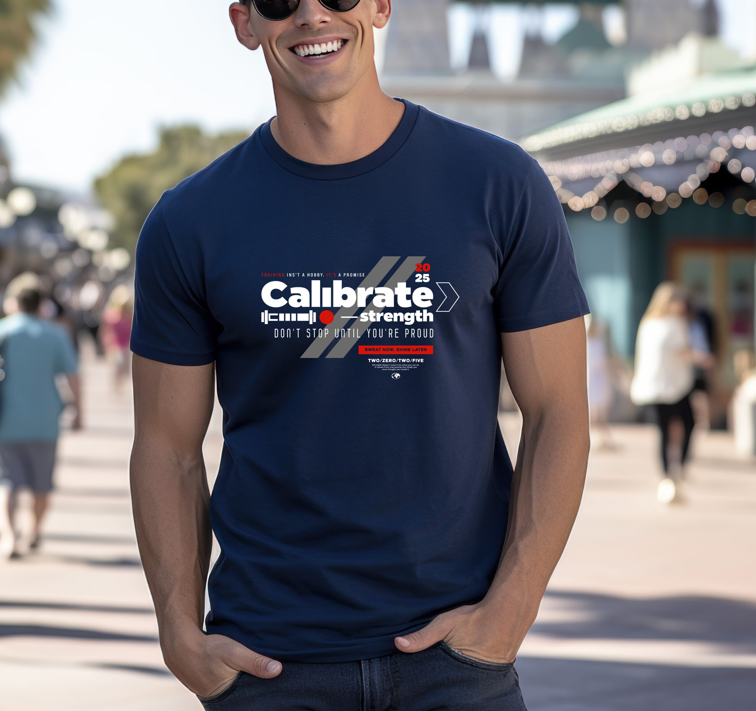 Calibrate Strength" Premium Performance Tee | Bodybuilding & Gym Apparel 7 Calibrate Strength" Premium Performance Tee | Bodybuilding & Gym Apparel - Image 7