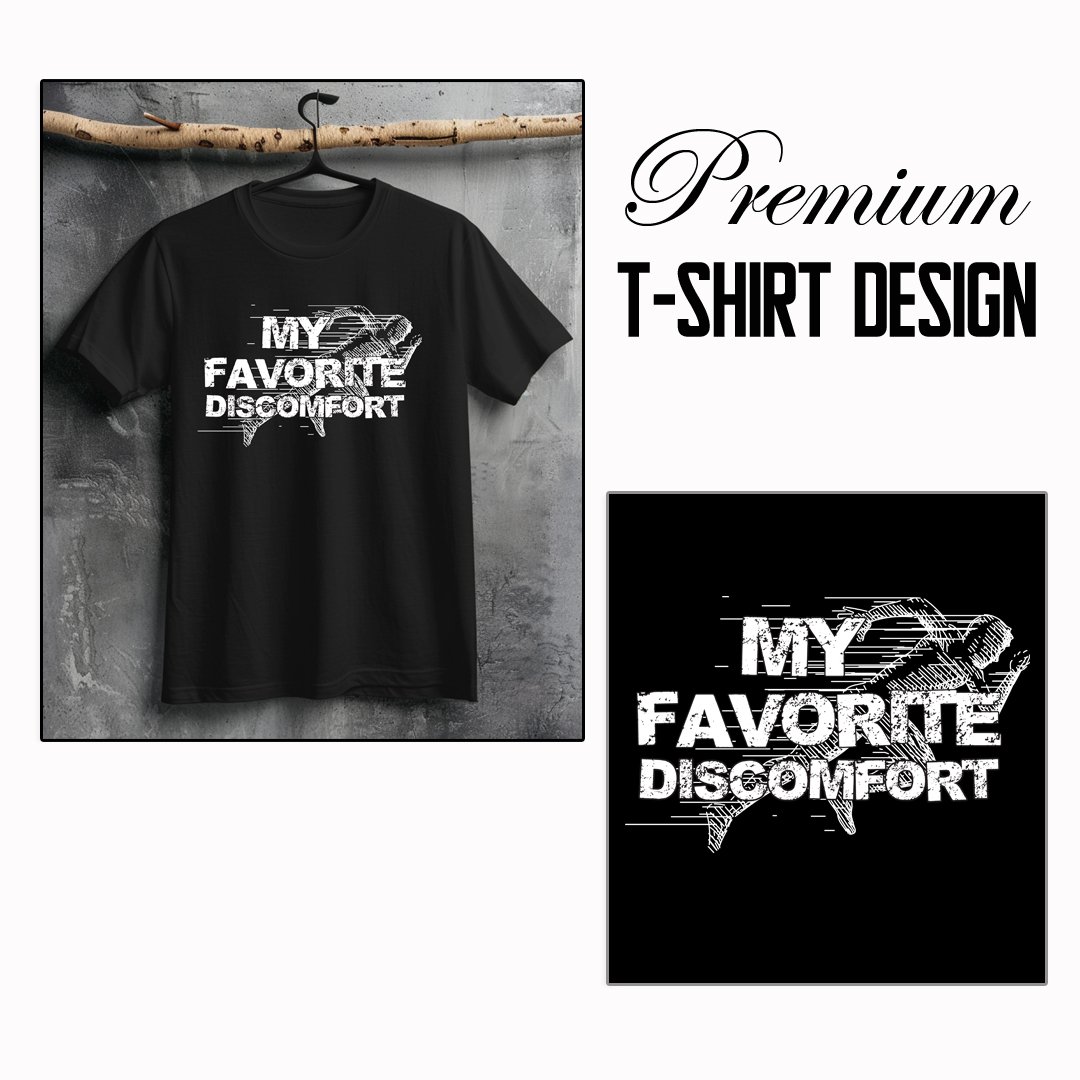"My Favorite Discomfort" Premium Runner's Tee | The Ultimate Running Motivation Shirt 1 "My Favorite Discomfort" Premium Runner's Tee | The Ultimate Running Motivation Shirt