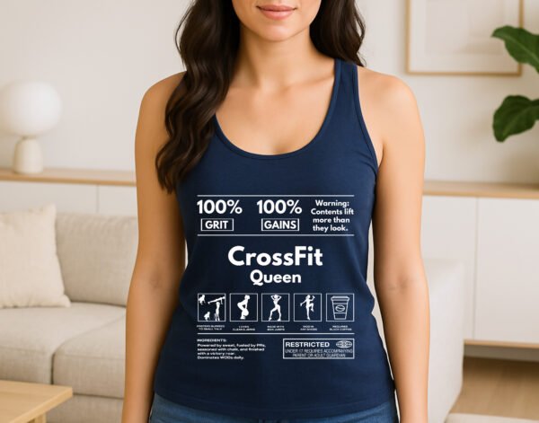 "CrossFit Queen" Tank Tops - The Ultimate WOD Gear - Image 6