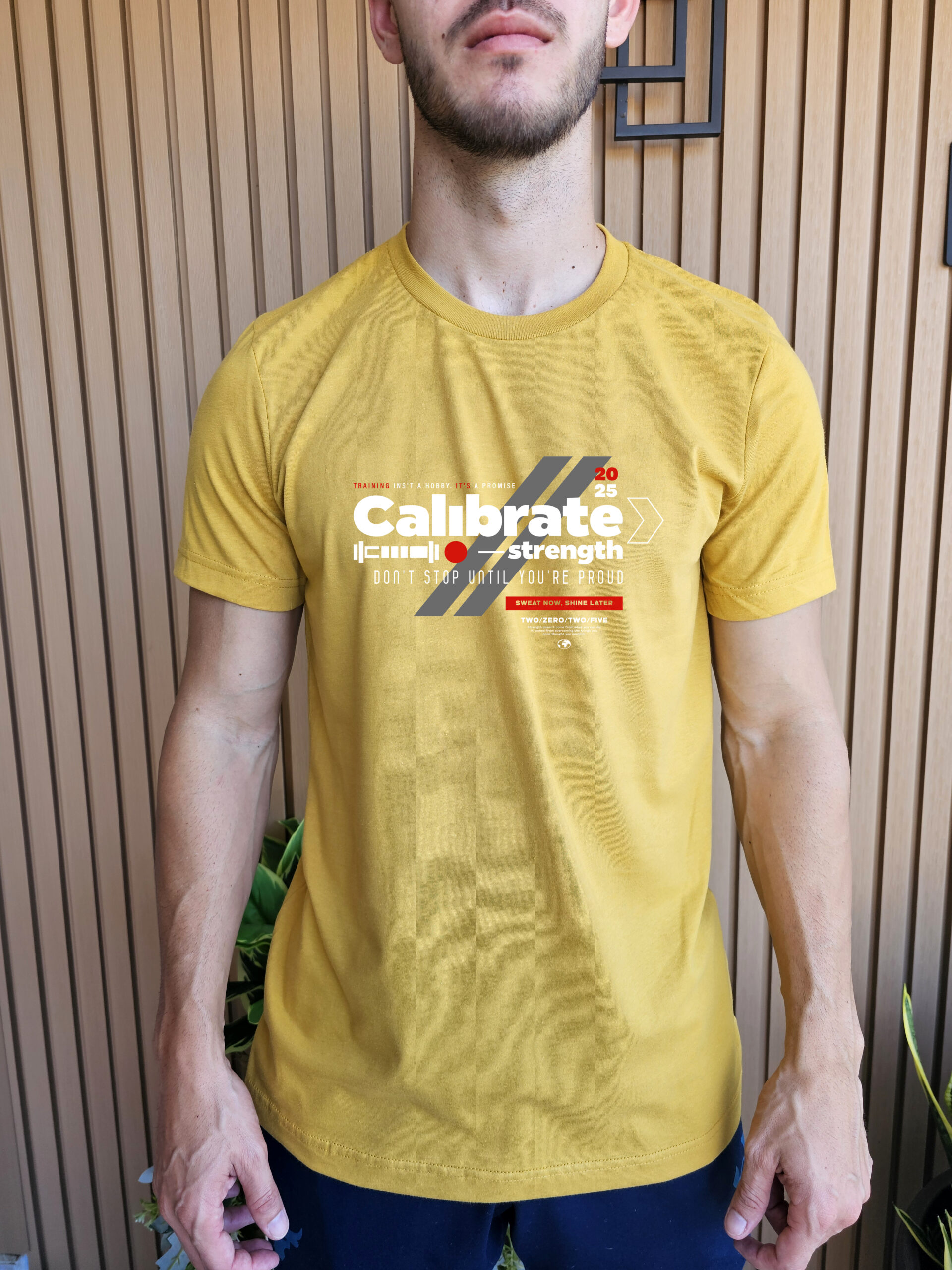 Calibrate Strength" Premium Performance Tee | Bodybuilding & Gym Apparel 8 Calibrate Strength" Premium Performance Tee | Bodybuilding & Gym Apparel - Image 8