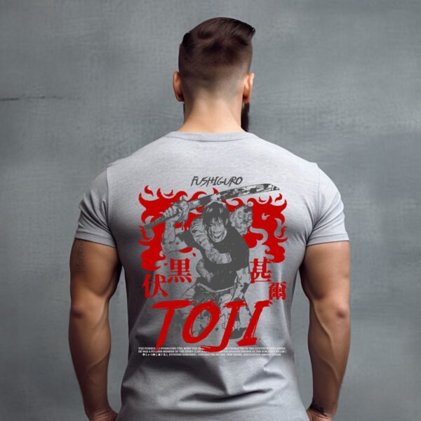 Toji Fushiguro 'Sorcerer Killer' Oversized Tee | Jujutsu Kaisen Streetwear - Image 3