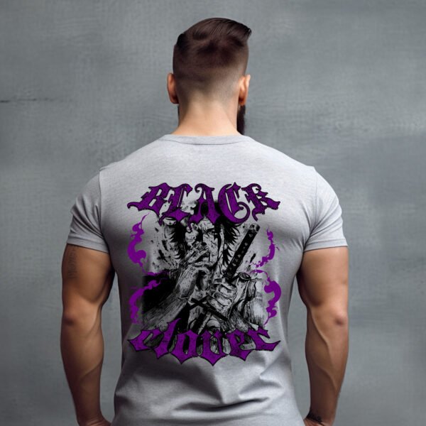 Yami Sukehiro 'Surpass Your Limits' Gym Tee | Black Clover - Image 5