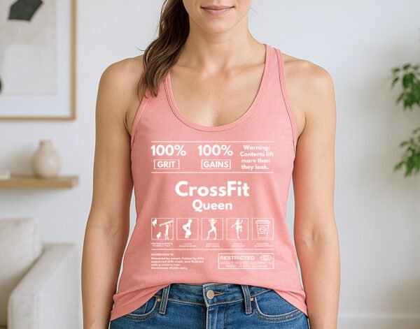 "CrossFit Queen" Tank Tops - The Ultimate WOD Gear - Image 5