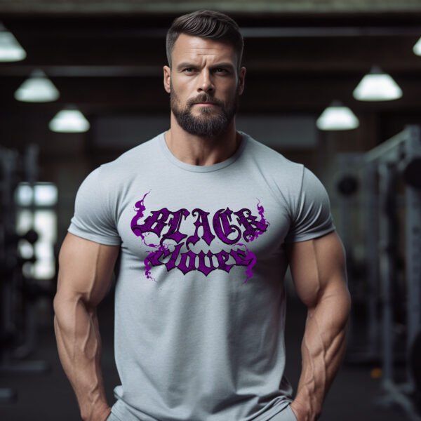 Yami Sukehiro 'Surpass Your Limits' Gym Tee | Black Clover - Image 2