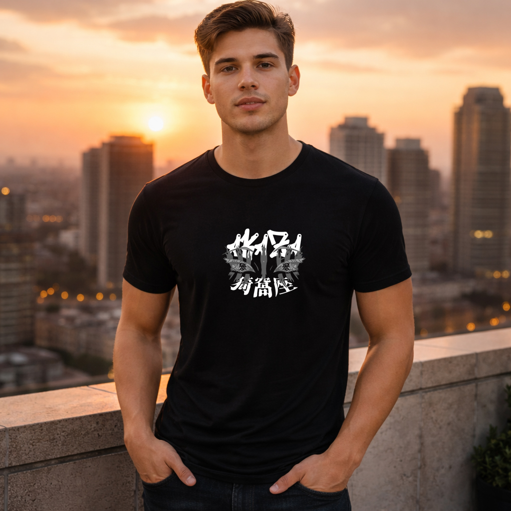 Akaza Anime T-Shirt Epic Premium Black Streetwear Tee 2026 Edition 4 Akaza Anime T-Shirt Epic Premium Black Streetwear Tee 2026 Edition - Image 4