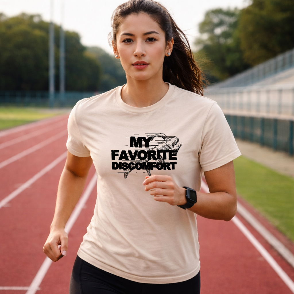 My Favorite Discomfort T-Shirt – Premium Runner Tee (2026 Edition) 4 My Favorite Discomfort T-Shirt – Premium Runner Tee (2026 Edition) - Image 4
