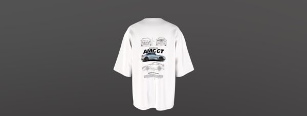Mercedes-Benz AMG GT T-Shirt - Luxury Sports Car Graphic Tee | German Engineering Apparel - Image 2