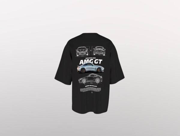 Mercedes-Benz AMG GT T-Shirt - Luxury Sports Car Graphic Tee | German Engineering Apparel - Image 4
