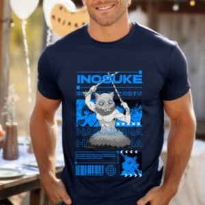 Inosuke Hashibira T-Shirt | Demon Slayer Anime Tee | Beast Breathing Graphic Shirt | Anime Fan Gift