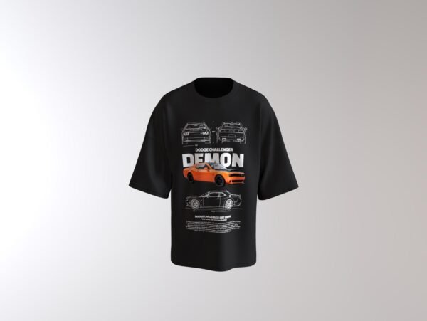 Dodge Challenger Demon  T-Shirt - Muscle Car Enthusiast Tee | Streetwear Style