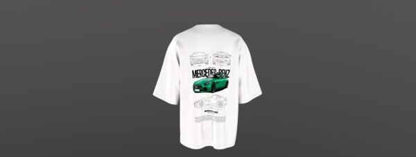 Mercedes-Benz AMG GT T-Shirt - Luxury Sports Car Graphic Tee | German Engineering Apparel - Image 2