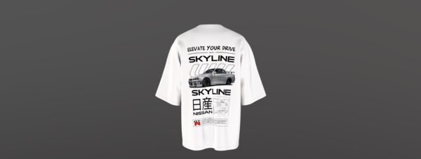 Nissan Skyline GT-R R34  T-Shirt - JDM Legend Graphic Tee | "Elevate Your Drive" Streetwear - Image 2
