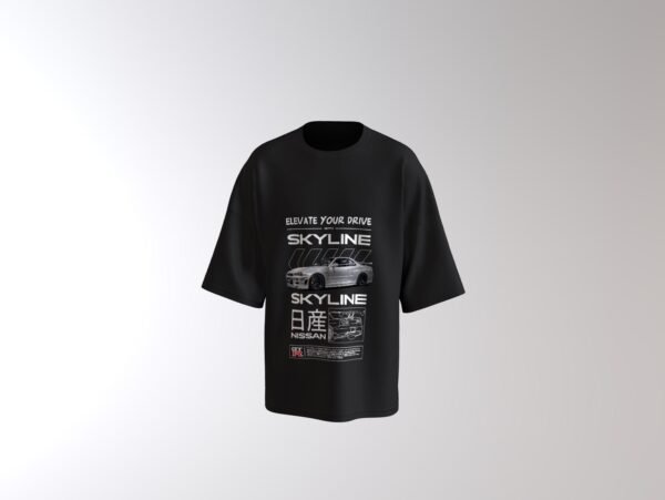 Nissan Skyline GT-R R34  T-Shirt - JDM Legend Graphic Tee | "Elevate Your Drive" Streetwear - Image 3