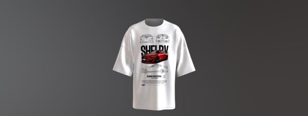 Shelby GT500 Ford Mustang  T-Shirt - American Muscle Car Graphic Tee | Horsepower Enthusiast Gift - Image 3