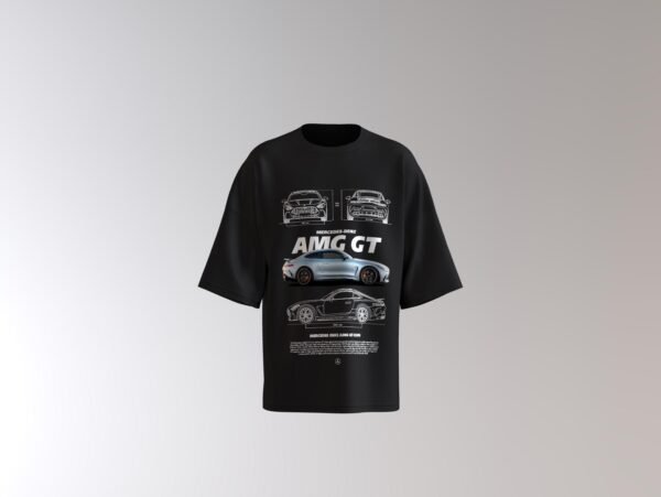 Mercedes-Benz AMG GT T-Shirt - Luxury Sports Car Graphic Tee | German Engineering Apparel - Image 3