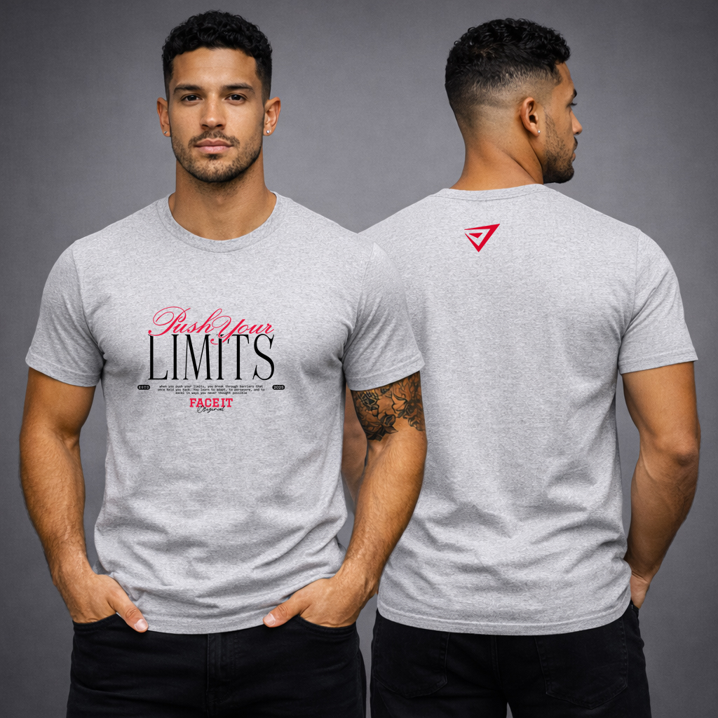 STREETWEAR 3 Push Your Limits Gym T-Shirt