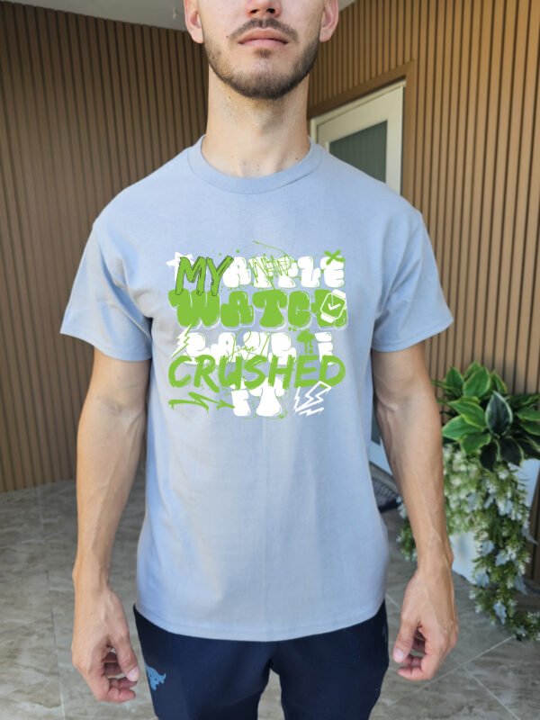 My Apple Watch Says I Crushed It" T-Shirt | Funny Fitness & Gym Tee - Image 2