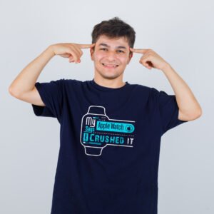 Tech Blueprint "Apple Watch Crushed It" Tee | Smart Fitness & Gadget Lover Shirt