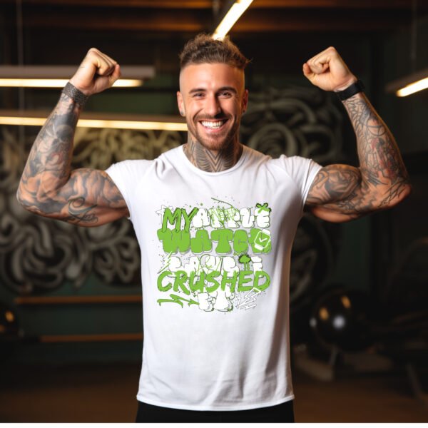 My Apple Watch Says I Crushed It" T-Shirt | Funny Fitness & Gym Tee - Image 4