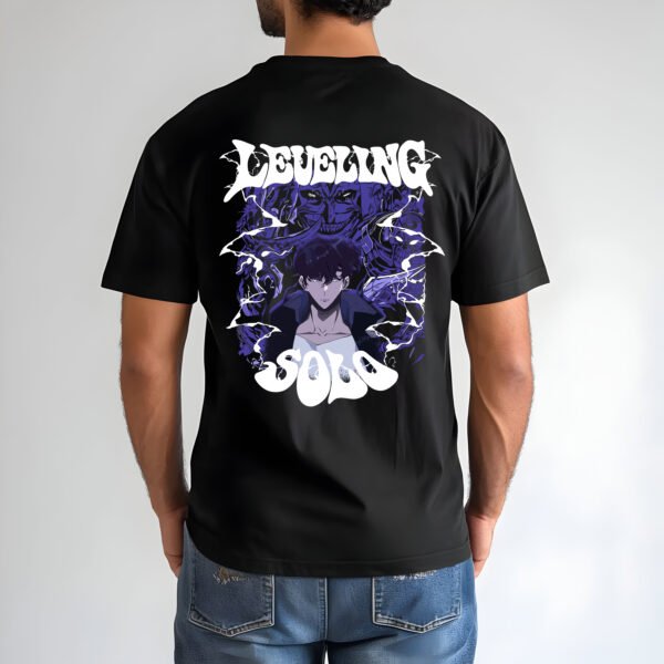 🔥 Solo Leveling Anime T-Shirt – Korean Manhwa Graphic Tee - Image 4