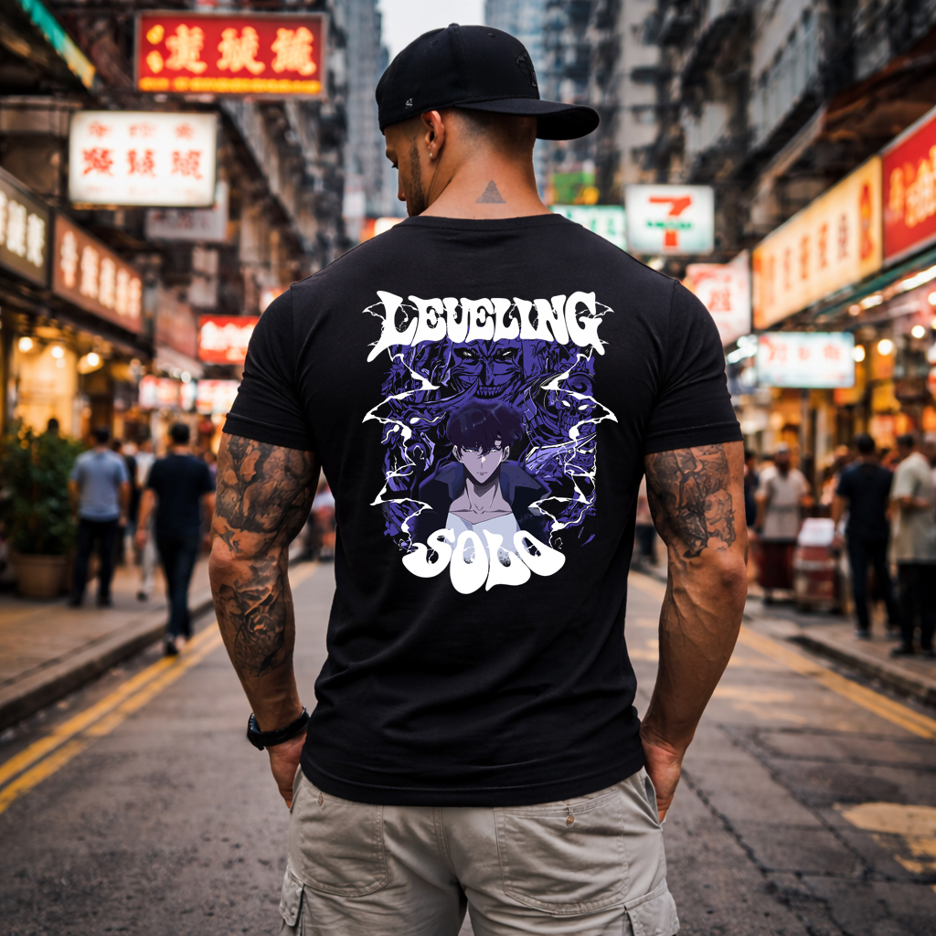 Anime Black T-Shirt