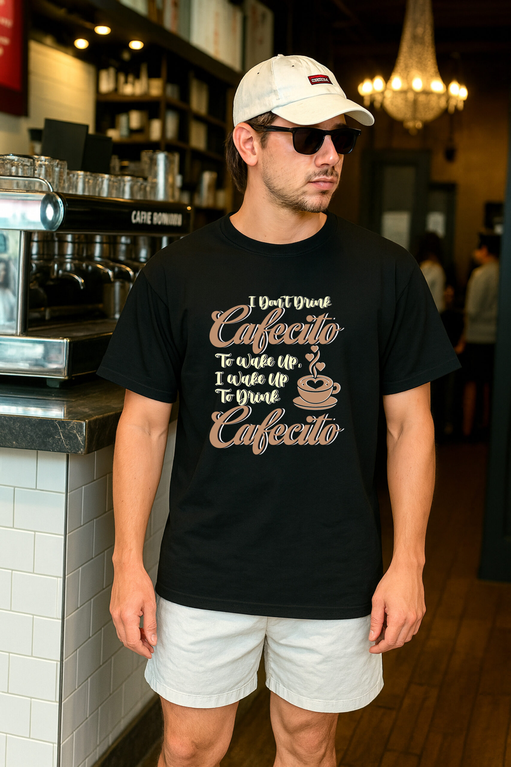 I Don’t Drink Coffee, I Drink Cafecito T-Shirt – Funny Cuban Coffee Lover Tee (Unisex) 1 I Don’t Drink Coffee, I Drink Cafecito T-Shirt – Funny Cuban Coffee Lover Tee (Unisex)
