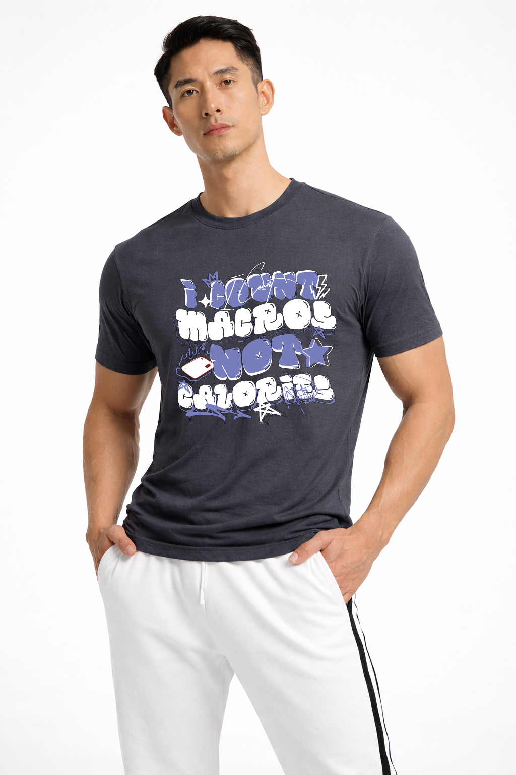 I Count Macros Not Calories Shirt – Funny Gym Nutrition Tee (Unisex) 3 i count macros not calories shirt charcoal gym nutrition tee