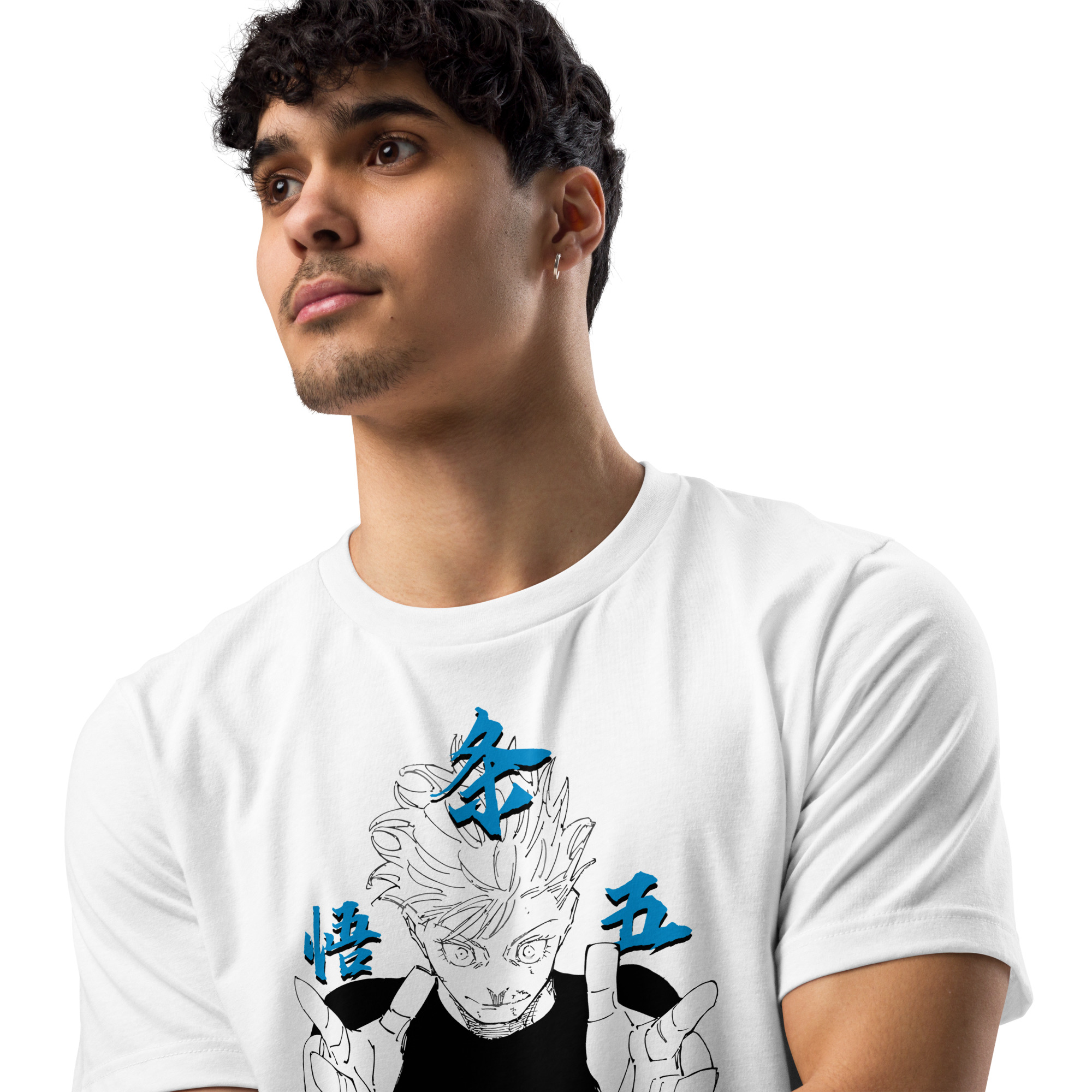 Satoru Gojo JJK T-Shirt, Jujutsu Kaisen Fan Gift, Anime Lover Apparel, Gojo Sensei Merch, Shonen Anime Clothing Unisex t-shirt Unisex staple eco t-shirt 3 Satoru Gojo JJK T-Shirt, Jujutsu Kaisen Fan Gift, Anime Lover Apparel, Gojo Sensei Merch, Shonen Anime Clothing Unisex t-shirt Unisex staple eco t-shirt - Image 3