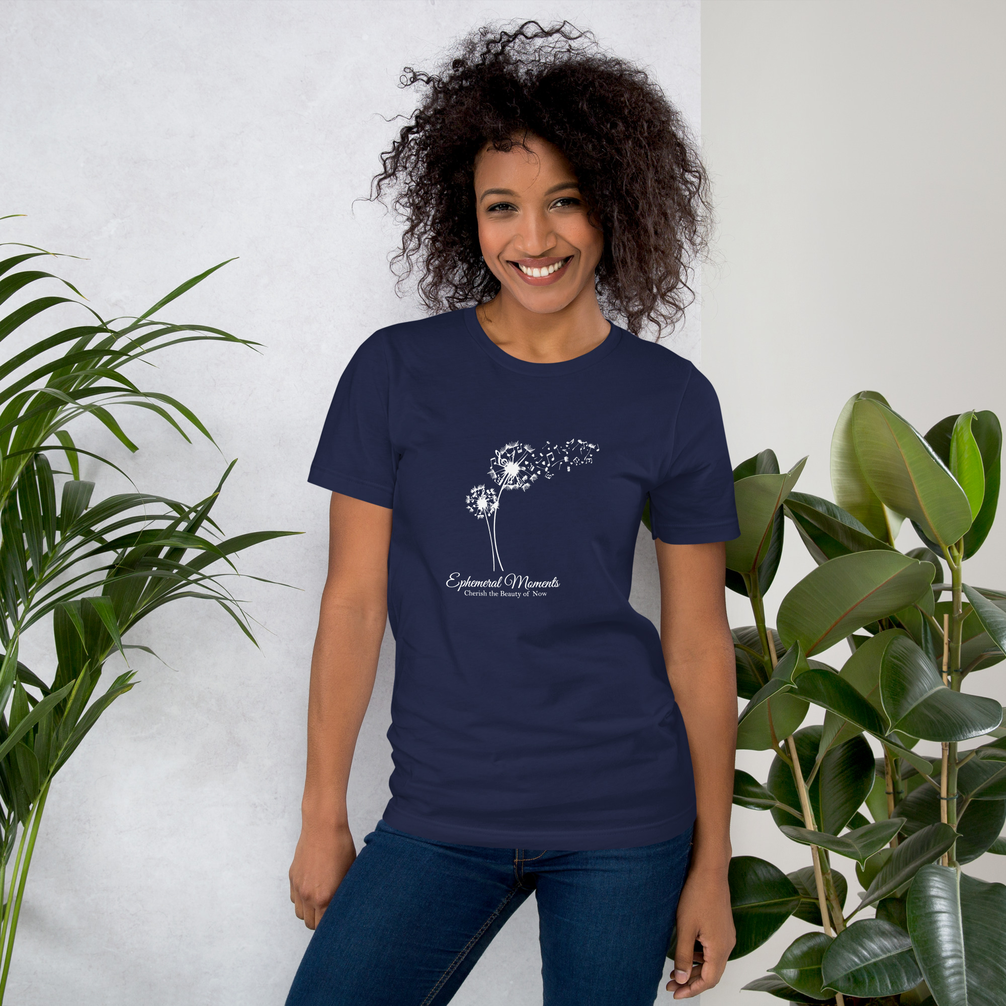 Minimalist Floral Tee for Nature Lovers 2 Minimalist Floral Tee for Nature Lovers - Image 2