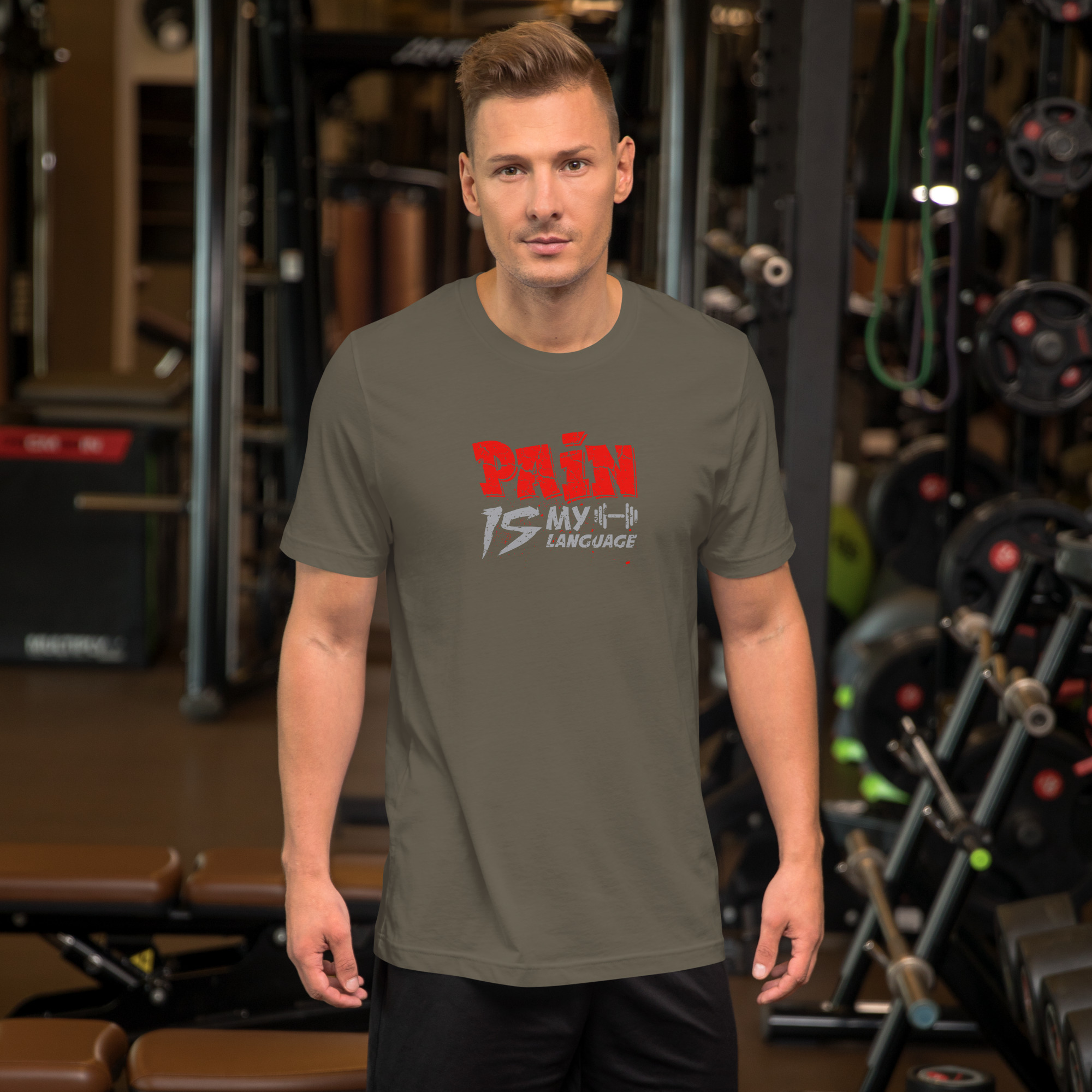 Pain Is My Language T-Shirt – Hardcore Gym Streetwear by TeeFlowUSA Unisex t-shirt 5 Pain Is My Language T-Shirt – Hardcore Gym Streetwear by TeeFlowUSA Unisex t-shirt - Image 5