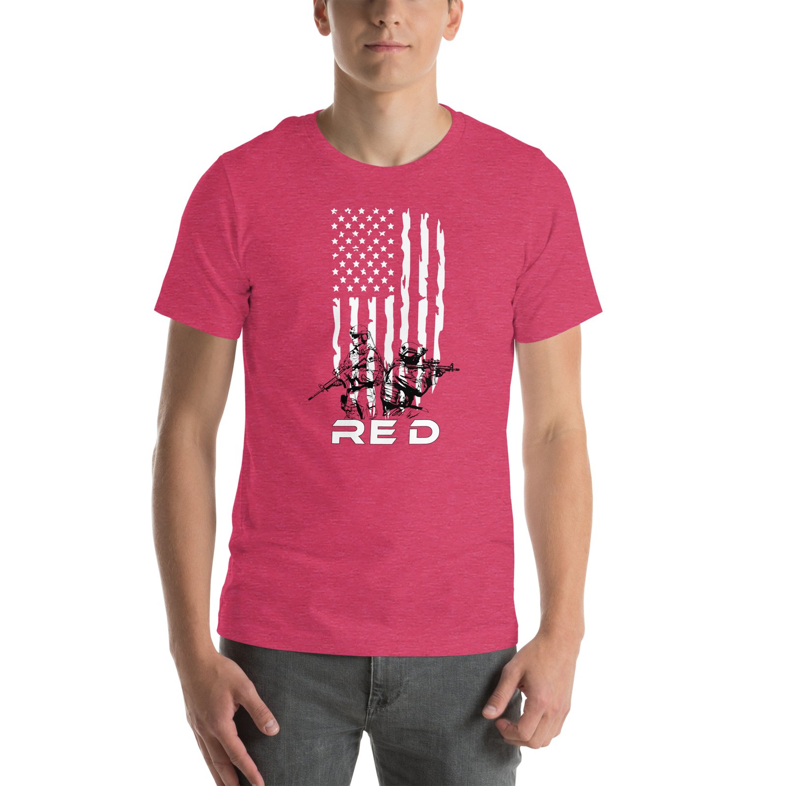 “RED” (Remember Everyone Deployed) Military Support Unisex t-shirt 3 “RED” (Remember Everyone Deployed) Military Support Unisex t-shirt - Image 3