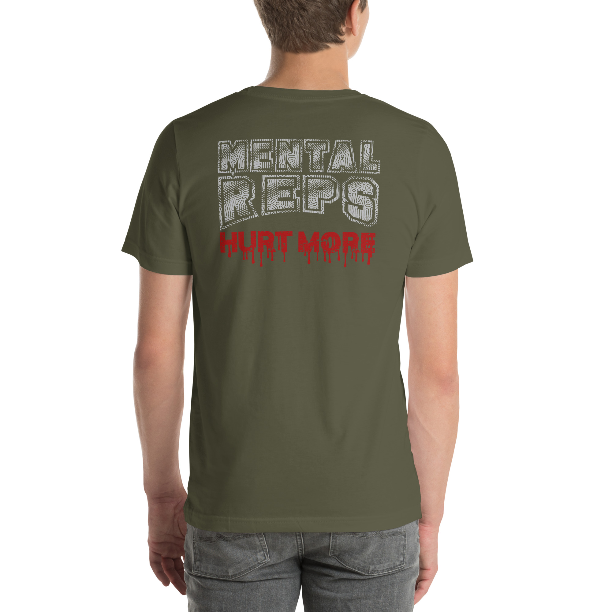 Mental Reps Hurt More T-Shirt – Motivational Gym Wear by TeeFlowUSA Unisex t-shirt 6 Mental Reps Hurt More T-Shirt – Motivational Gym Wear by TeeFlowUSA Unisex t-shirt - Image 6