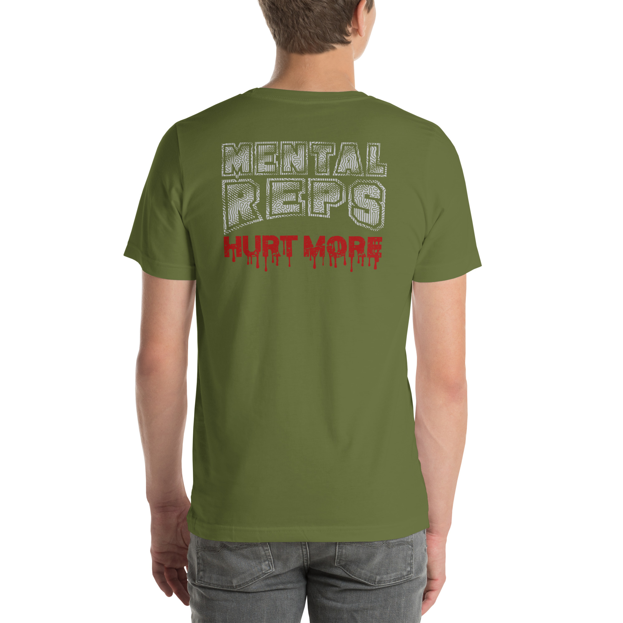Mental Reps Hurt More T-Shirt – Motivational Gym Wear by TeeFlowUSA Unisex t-shirt 9 Mental Reps Hurt More T-Shirt – Motivational Gym Wear by TeeFlowUSA Unisex t-shirt - Image 9