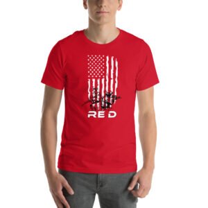 “RED” (Remember Everyone Deployed) Military Support Unisex t-shirt