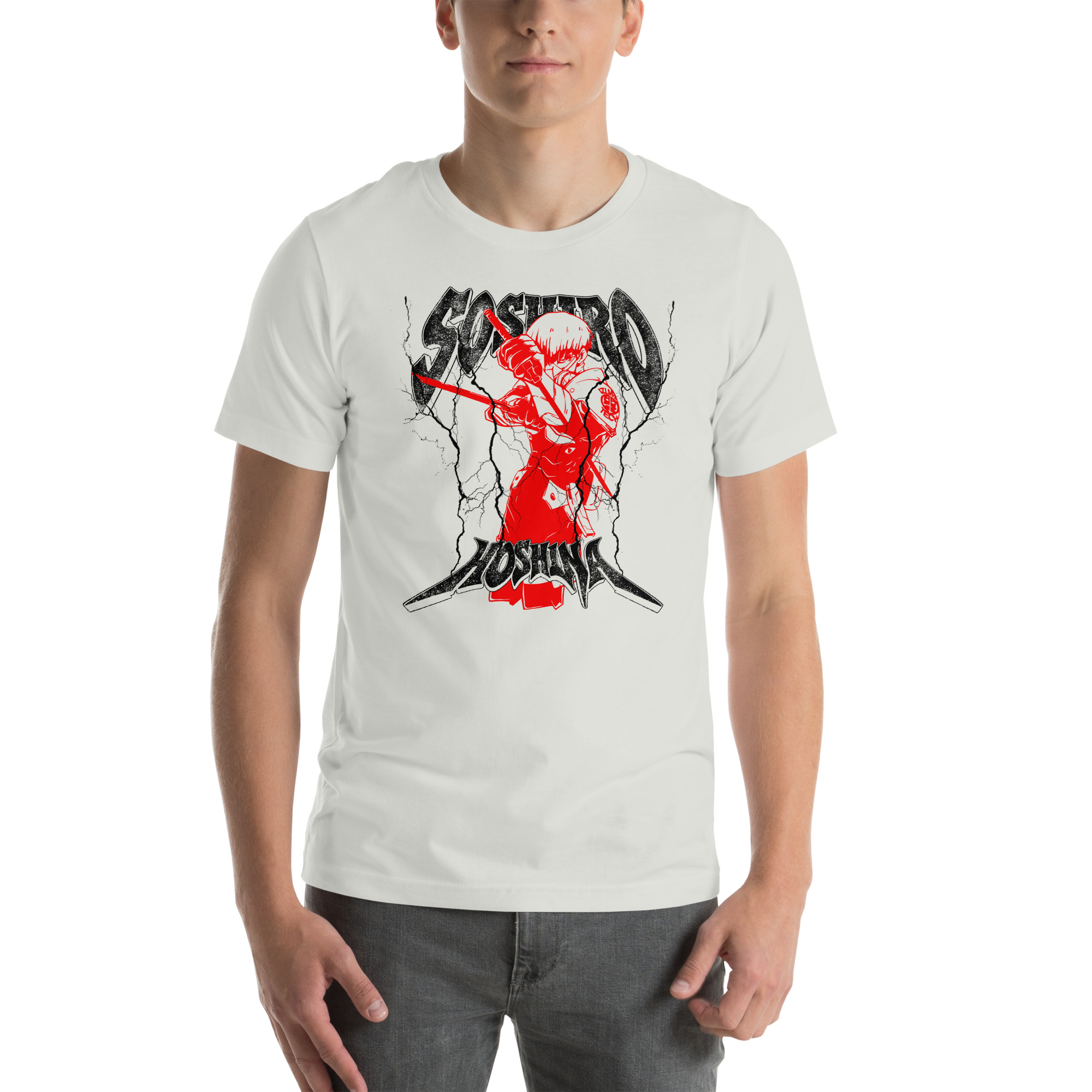 Soshiro Hoshina T-Shirt – Red Samurai Anime Streetwear by TeeFlowUSA Unisex t-shirt 3 Soshiro Hoshina T-Shirt – Red Samurai Anime Streetwear by TeeFlowUSA Unisex t-shirt - Image 3