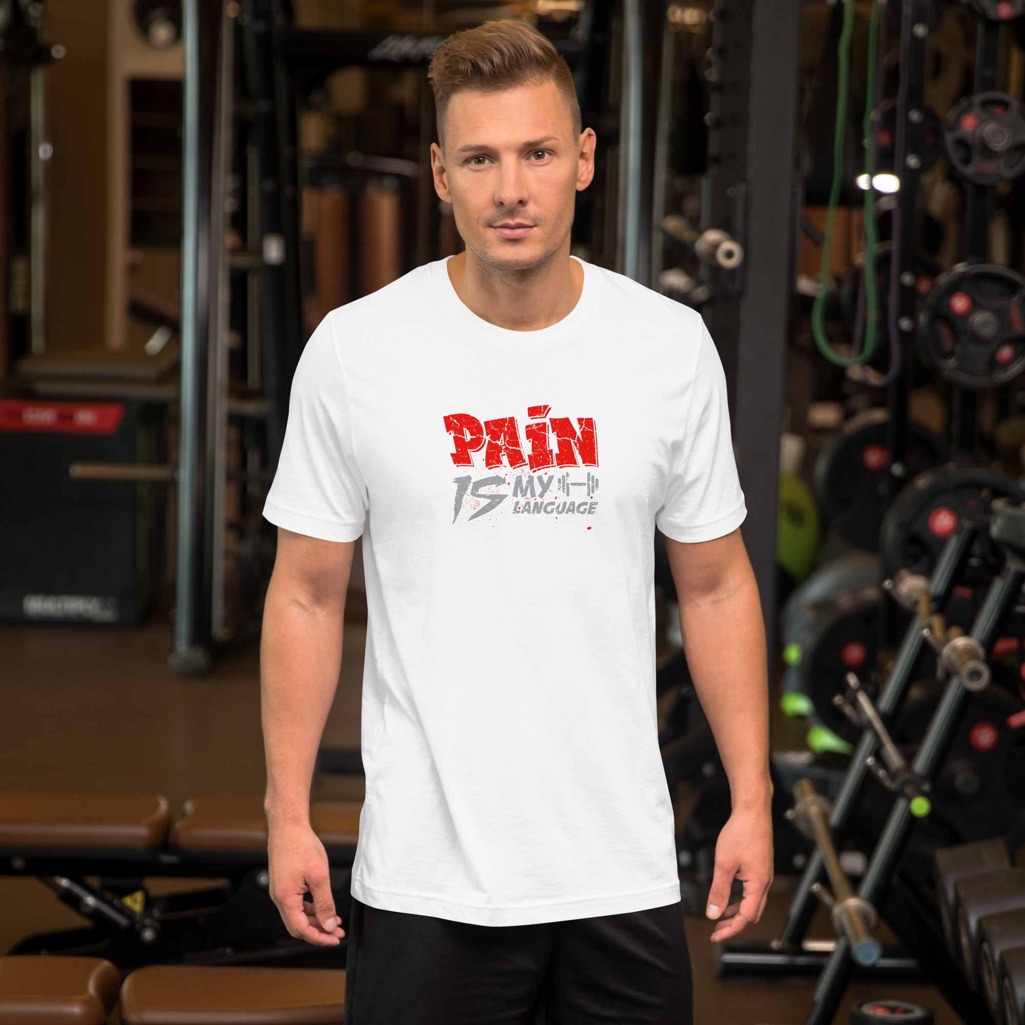 Pain Is My Language T-Shirt – Hardcore Gym Streetwear by TeeFlowUSA Unisex t-shirt 9 Pain Is My Language T-Shirt – Hardcore Gym Streetwear by TeeFlowUSA Unisex t-shirt - Image 9