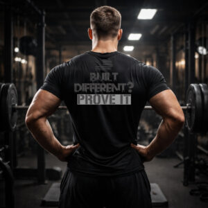 Built Different? Prove It Gym T-Shirt – Premium Heavyweight Workout Tee