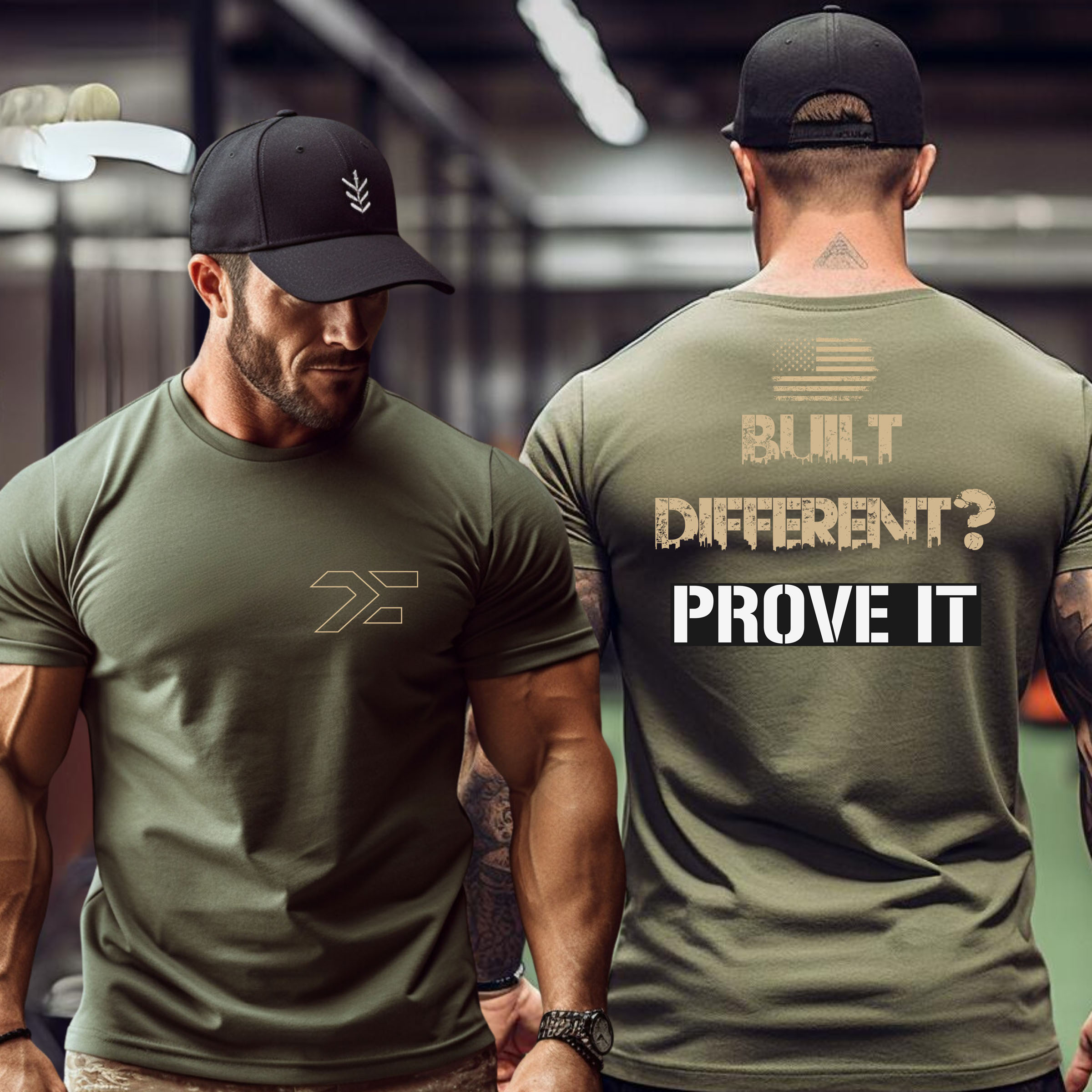 Built Different? Prove It Gym T-Shirt | Motivational Fitness Apparel Unisex Tee 4 Built Different? Prove It Gym T-Shirt | Motivational Fitness Apparel Unisex Tee - Image 4