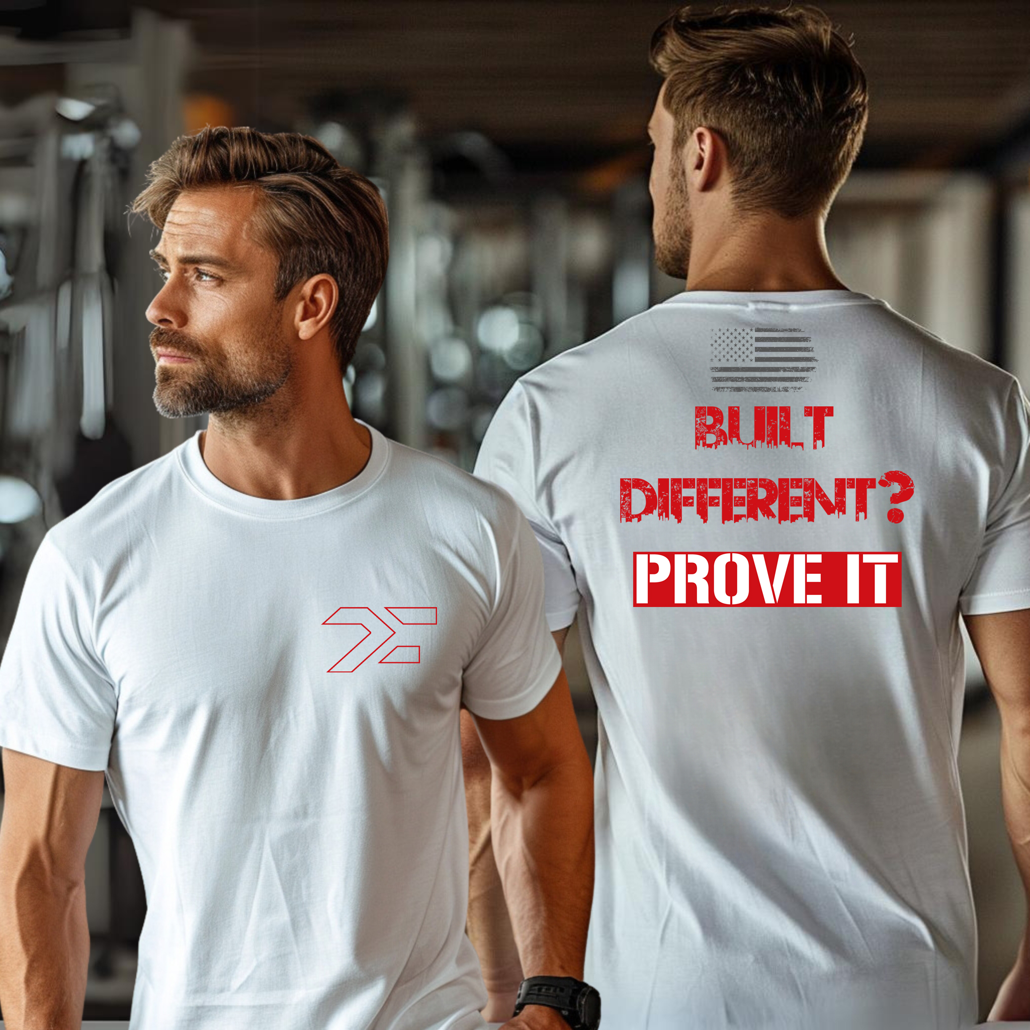 Built Different? Prove It Gym T-Shirt | Motivational Fitness Apparel Unisex Tee 6 Built Different? Prove It Gym T-Shirt | Motivational Fitness Apparel Unisex Tee - Image 6